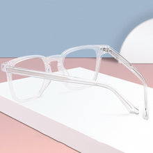 Load image into Gallery viewer, Men&#39;s And Women&#39;s Retro Trend Plate Frame Transparent Decoration Full Frame Computer Blue Light Prescription Eyeglasses 15015YC