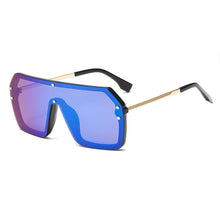 Load image into Gallery viewer, Men&#39;s And Women&#39;s Square Flat Top Sunglasses Women&#39;s Oversized Frame 2023 Glasses Retro Men&#39;s Sunglasses UV400