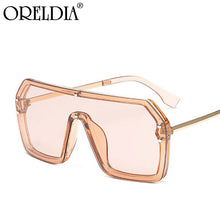 Load image into Gallery viewer, Men&#39;s And Women&#39;s Square Flat Top Sunglasses Women&#39;s Oversized Frame 2023 Glasses Retro Men&#39;s Sunglasses UV400