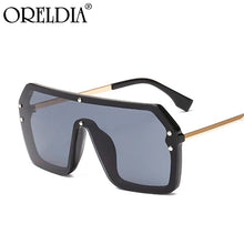 Load image into Gallery viewer, Men&#39;s And Women&#39;s Square Flat Top Sunglasses Women&#39;s Oversized Frame 2023 Glasses Retro Men&#39;s Sunglasses UV400