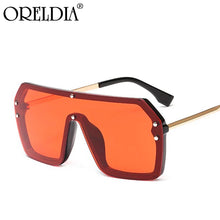 Load image into Gallery viewer, Men&#39;s And Women&#39;s Square Flat Top Sunglasses Women&#39;s Oversized Frame 2023 Glasses Retro Men&#39;s Sunglasses UV400