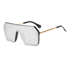 Load image into Gallery viewer, Men&#39;s And Women&#39;s Square Flat Top Sunglasses Women&#39;s Oversized Frame 2023 Glasses Retro Men&#39;s Sunglasses UV400