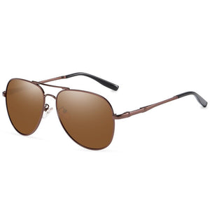 Men's Aviation Sunglasses HD Polarized Sunglass for Man Brand Sun glasses Coating Lens Driving Eyewear For Men/Women Shade 6121