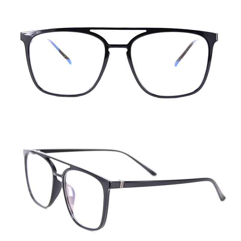 Men's Big Eyewear Frame with case and cleaning cloth Square Extra Big ...
