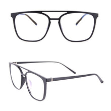 Load image into Gallery viewer, Men&#39;s Big Eyewear Frame with case and cleaning cloth Square Extra Big Optical Frame TR90 for Women in