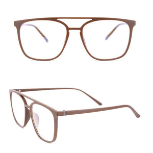 Men's Big Eyewear Frame with case and cleaning cloth Square Extra Big Optical Frame TR90 for Women in