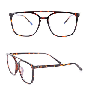 Men's Big Eyewear Frame with case and cleaning cloth Square Extra Big Optical Frame TR90 for Women in