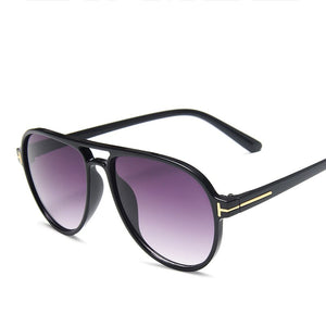 Men's Big Frame Sunglasses Retro Round Frame Brand Design Glasses Driving Sun Glasses UV400