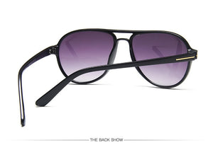 Men's Big Frame Sunglasses Retro Round Frame Brand Design Glasses Driving Sun Glasses UV400