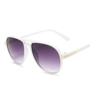 Men's Big Frame Sunglasses Retro Round Frame Brand Design Glasses Driving Sun Glasses UV400