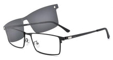Load image into Gallery viewer, Men&#39;s Business Polarized  Integrated Magnetic Clips Glasses Frames Spring Legs Myopia Sunglasses Prescription Eyeglasses SC001