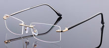 Load image into Gallery viewer, Men&#39;s Business Titanium Alloy Rimless Frame for Myopia Hyperopia Prescription Glasses Frames ,Women Frameless Eyeglasses F866