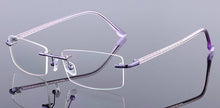 Load image into Gallery viewer, Men&#39;s Business Titanium Alloy Rimless Frame for Myopia Hyperopia Prescription Glasses Frames ,Women Frameless Eyeglasses F866