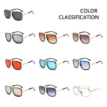 Load image into Gallery viewer, Men&#39;s Classic Sunglasses High-End Sunglasses Square Metal Frame HD Sunglasses UV400 Gafas De Sol