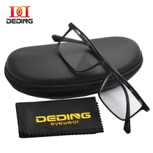 Load image into Gallery viewer, Men's Computer Eyeglasses Blue Light Filter Glasses for Blocking UV Ray Men's rectangular bussiness style w/Spring hinge DD1483
