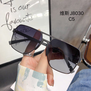 Men's Personality Sunglasses Ultra Light Business Big Face Star Sunglasses Can Be Matched With Prescription Glasses