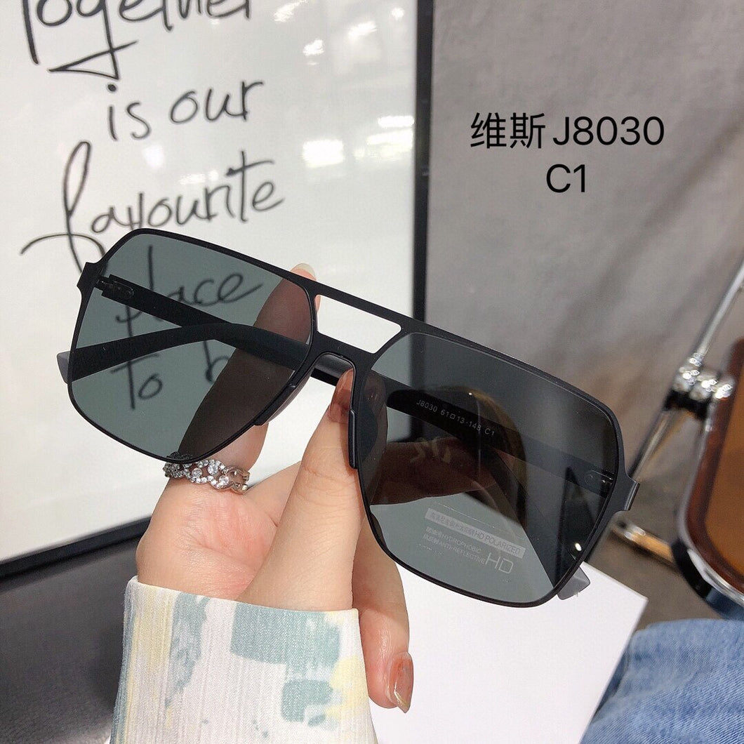 Men's Personality Sunglasses Ultra Light Business Big Face Star Sunglasses Can Be Matched With Prescription Glasses