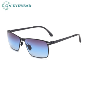 Men's Pilot Sunglasses without screw designs 2023 steel sheet Sun Glasses classic Small Square Eyewear spring Frame
