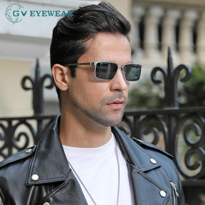 Men's Pilot Sunglasses without screw designs 2023 steel sheet Sun Glasses classic Small Square Eyewear spring Frame