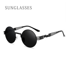 Load image into Gallery viewer, Men&#39;s Round Frame Mirror Sunglasses Steam Punk Retro Spectacles Sunglasses UV400 Gafas De Sol