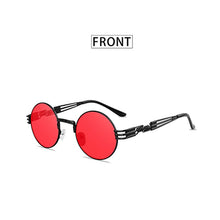 Load image into Gallery viewer, Men&#39;s Round Frame Mirror Sunglasses Steam Punk Retro Spectacles Sunglasses UV400 Gafas De Sol