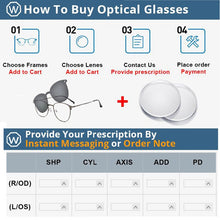 Load image into Gallery viewer, Men&#39;s Full Business Glasses Frames, Spring Legs Integrated Clips Myopia Polarized Sunglasses, Magnetic Clip Metal Eyewear S94002