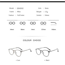 Load image into Gallery viewer, Men&#39;s Full Business Glasses Frames, Spring Legs Integrated Clips Myopia Polarized Sunglasses, Magnetic Clip Metal Eyewear S94002