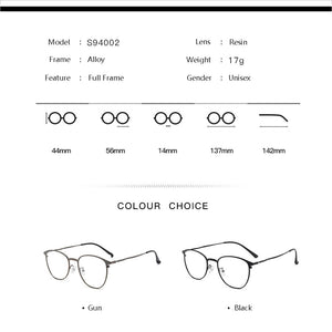 Men's Full Business Glasses Frames, Spring Legs Integrated Clips Myopia Polarized Sunglasses, Magnetic Clip Metal Eyewear S94002