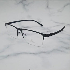 Men's Half Business Frame,  Myopia Polarized Magnetic Sleeve Mirror Frame Night Vision Goggle Myopia Sunglasses Clip S9266