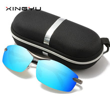 Load image into Gallery viewer, Men's Polarized Sunglasses Color Changing Sunglasses Colorful Film Driving Fishing Square Glasses