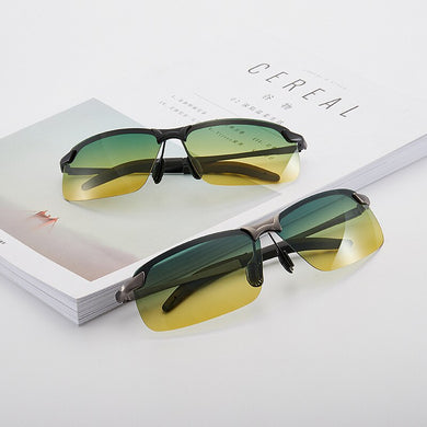 Occhiali per la visione notturna da uomo Occhiali da donna Occhiali da guida notturni da uomo Occhiali da sole polarizzati gialli per conducente Oculos Gafas de sol