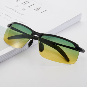 Occhiali per la visione notturna da uomo Occhiali da donna Occhiali da guida notturni da uomo Occhiali da sole polarizzati gialli per conducente Oculos Gafas de sol