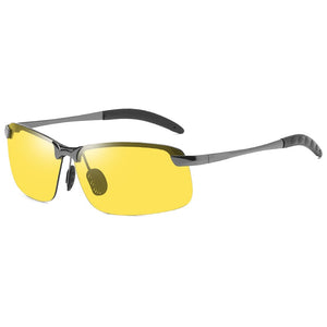 Men's Photochromic Polarized Sunglasses Men Driving Chameleon Glasses Male Change Color Sun Glasses Fishing Day Night Vision UV