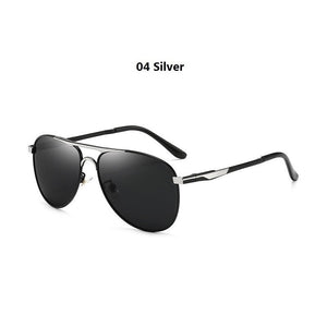 Men's Pilot Sunglasses Men Polarized Fishing Glasses Driver's Alloy Designer Sun Glasses Vintage Shades Male Anti-glare UV400