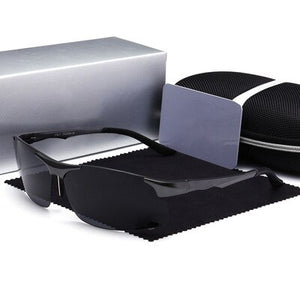 Men's Polarized Driving Glasses Brand Designer  Aluminum Magnesium Outdoor Sports Sunglasses  Mirror очки для вождения авто