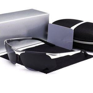 Men's Polarized Driving Glasses Brand Designer  Aluminum Magnesium Outdoor Sports Sunglasses  Mirror очки для вождения авто