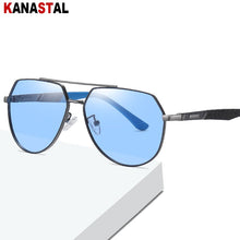 Load image into Gallery viewer, Men&#39;s Polarized Sunglasses UV400 Metal Double Beam Toad Frame Visor Eyewear Fishing Driving Outdoor Sports Sun Glasses Men Retro