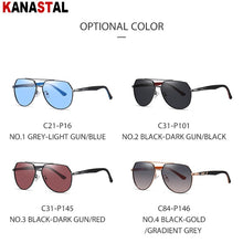 Load image into Gallery viewer, Men&#39;s Polarized Sunglasses UV400 Metal Double Beam Toad Frame Visor Eyewear Fishing Driving Outdoor Sports Sun Glasses Men Retro