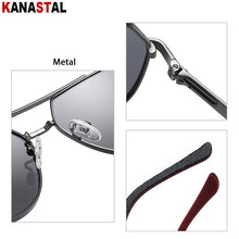 Load image into Gallery viewer, Men&#39;s Polarized Sunglasses UV400 Metal Double Beam Toad Frame Visor Eyewear Fishing Driving Outdoor Sports Sun Glasses Men Retro