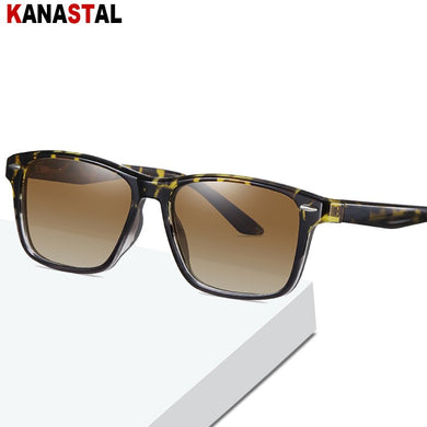 Men's Polarized Sunglasses UV400 TR90 Classic Rice Nails Frame Sunshade Mirror Eyewear Driving Outdoor Cycling Women Sun Glasses