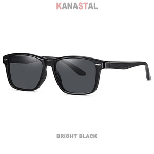 Men's Polarized Sunglasses UV400 TR90 Classic Rice Nails Frame Sunshade Mirror Eyewear Driving Outdoor Cycling Women Sun Glasses