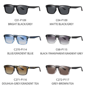 Men's Polarized Sunglasses UV400 TR90 Classic Rice Nails Frame Sunshade Mirror Eyewear Driving Outdoor Cycling Women Sun Glasses