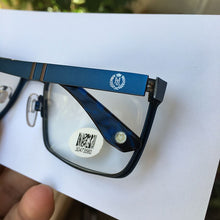 Load image into Gallery viewer, Men&#39;s Prescription Glasses Frames Pure Titanium Spring Hinge  Design Blue Rectangle Myopia/Progressive