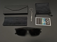 Load image into Gallery viewer, Men&#39;s Retro Square Carbon Fiber Sunglasses Full Carbon Frame Sun Glasses UV400 Polarized Eyewear