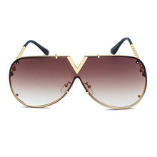 Load image into Gallery viewer, Men&#39;s Sunglasses Oversized Sunglasses Men Brand Designer Goggle Sun Glasses Female Style Oculos De Sol UV400