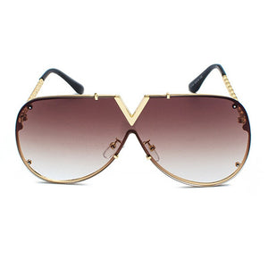 Men's Sunglasses Oversized Sunglasses Men Brand Designer Goggle Sun Glasses Female Style Oculos De Sol UV400