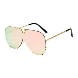 Men's Sunglasses Oversized Sunglasses Men Brand Designer Goggle Sun Glasses Female Style Oculos De Sol UV400