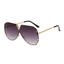 Load image into Gallery viewer, Men's Sunglasses  Oversized Sunglasses Men Brand Designer Goggle Sun Glasses Female Style Oculos De Sol UV400 O2