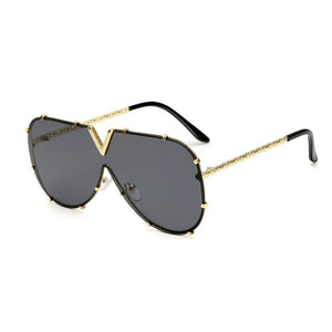 Men's Sunglasses Oversized Sunglasses Men Brand Designer Goggle Sun Glasses Female Style Oculos De Sol UV400
