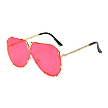 Load image into Gallery viewer, Men's Sunglasses  Oversized Sunglasses Men Brand Designer Goggle Sun Glasses Female Style Oculos De Sol UV400 O2